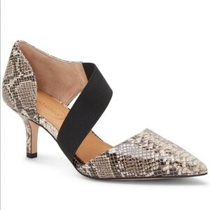 CORSO COMO Women’s Denice Snake Print Pointy Heels 7